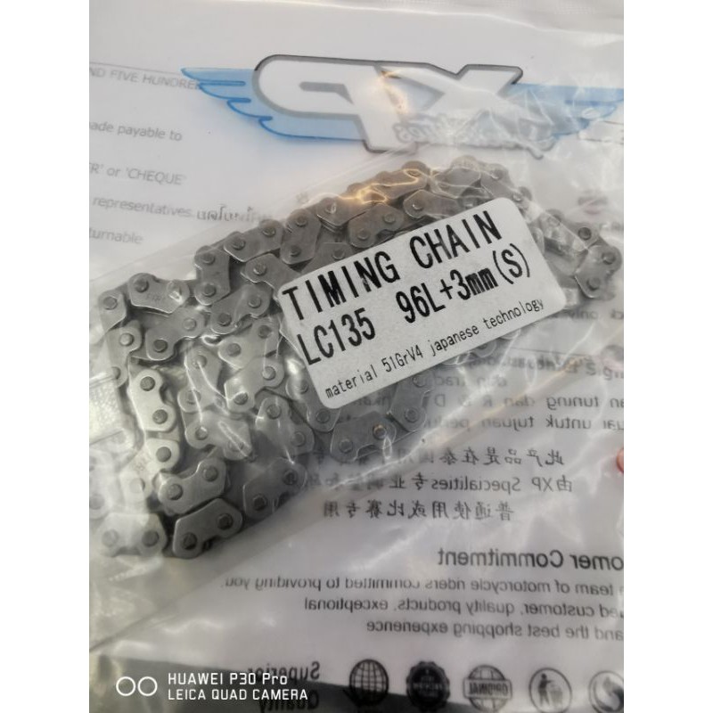 XP SPECIALITIES TIMING CHAIN LC135 96L + 3MM ( S) Shopee Malaysia