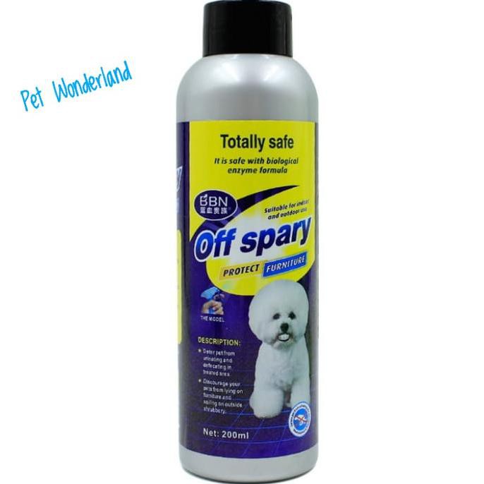 Bbn Keep Off Spray 200ml Anti Bite & Pee Poo Dog (repellent) Shopee