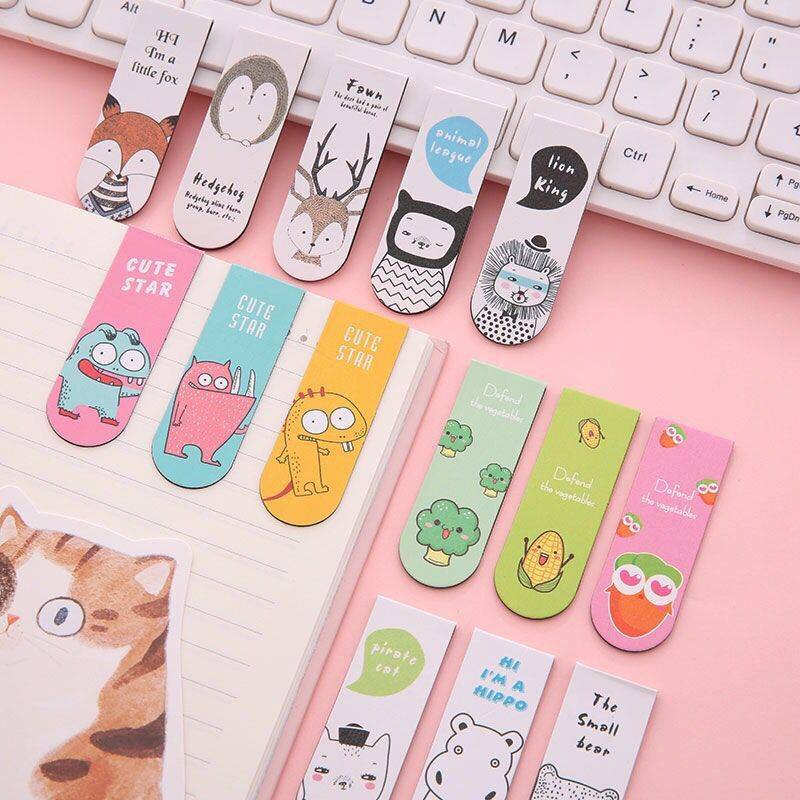 Bookmark Penanda Buku Mini Kreatif Gaya Kuno Pelajar Segar Kecil Dengan Kartun Magnet Comel Penanda Buku Pemegang Buku Flip Pelajar Shopee Malaysia