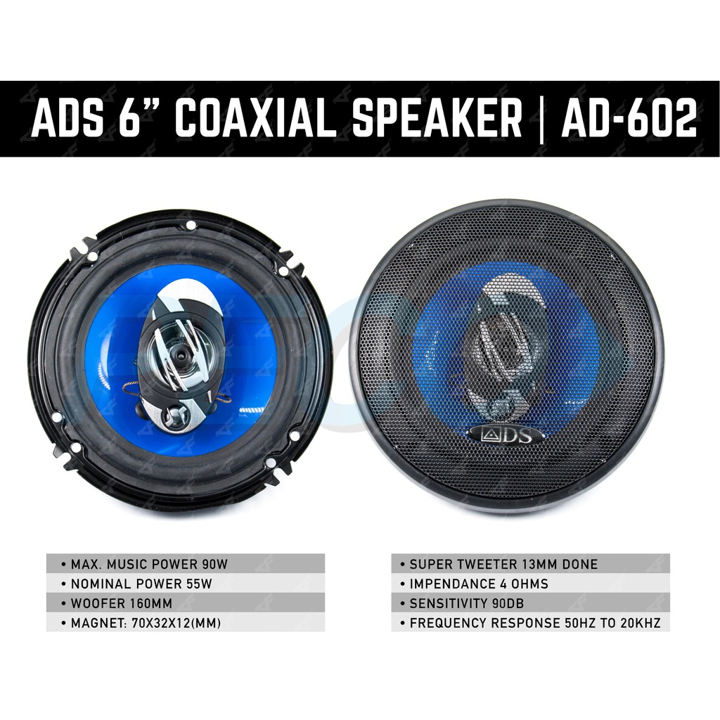 6 coaxial speaker