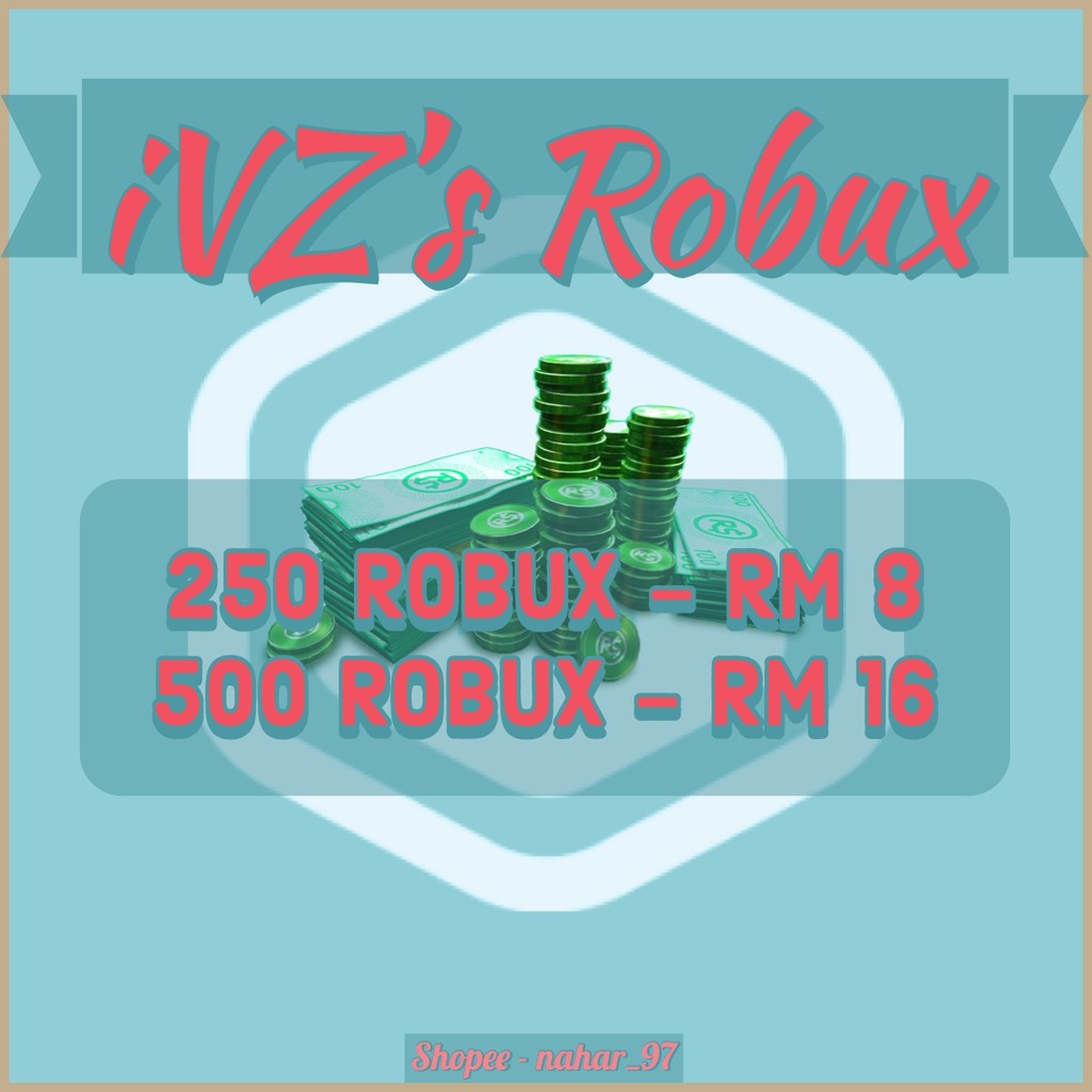 Roblox Robux Murah Murah Shopee Malaysia - robux 0.99