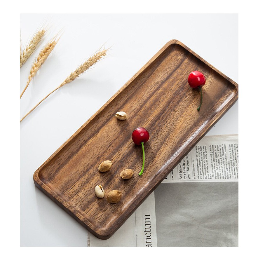 wooden fruit tray