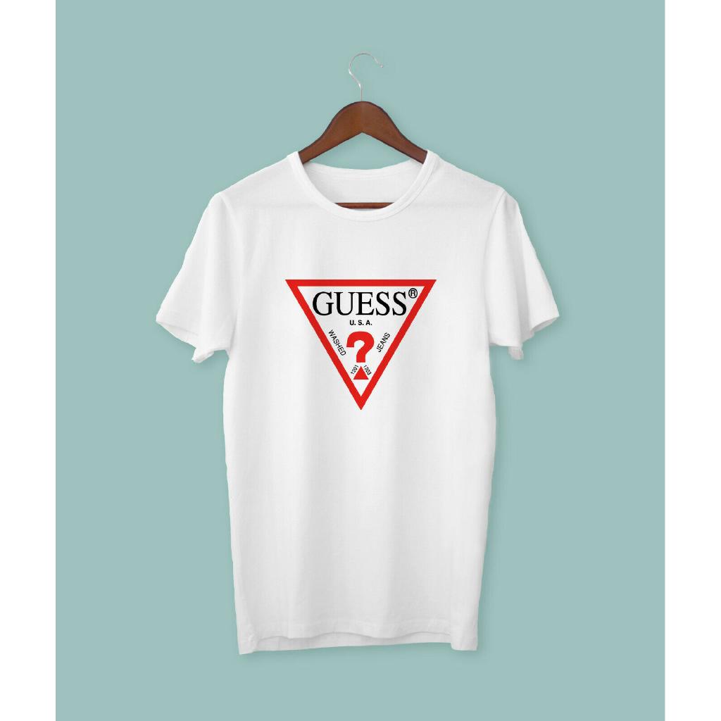 guess white shirt