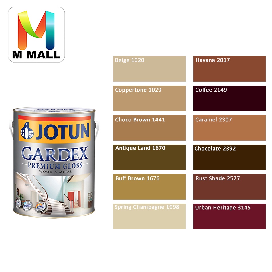 (10203145) 1L Jotun Paint Gardex Premium Gloss Wood & Metal Part II