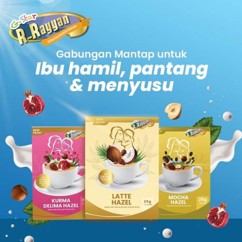 Susu Kambing Dengan Kacang Hazel R Rayyan Mocha Hazel R Rayyan Kurma Delima Hazel R Rayyan Latte Hazel Shopee Malaysia