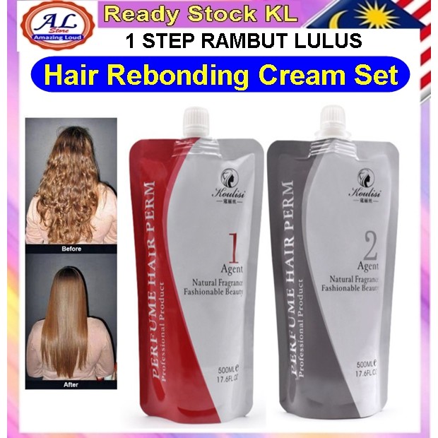 Hair Rebonding Cream Ubat Krim Lurus Smoothing Rambut Rebond 500ml Neutralizer 500ml 直发膏 Lpp Spruce Spa Treatment