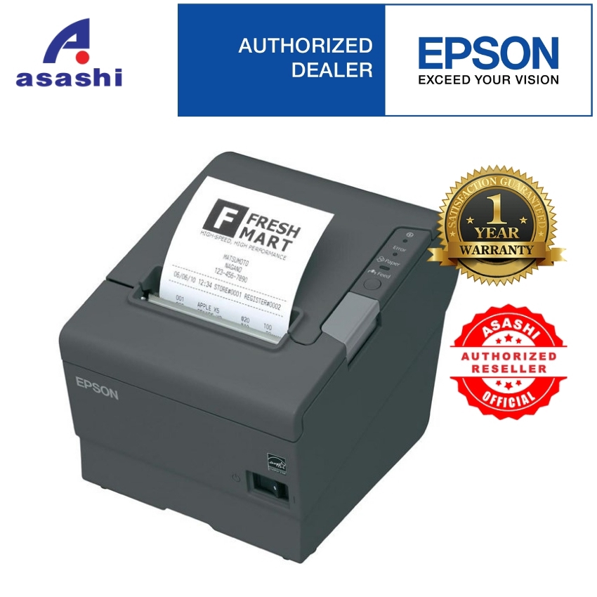 Epson Tm T82ii Ethernet Thermal Receipt Printer Thai Vietnam Fontgrey Shopee Malaysia 2426