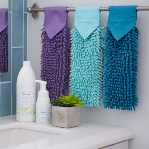 Norwex Chenille Hand Towel Easy Clean Cloth Shopee Malaysia