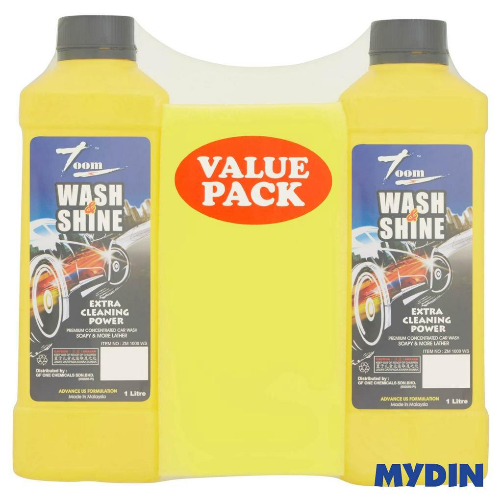 Zoom Car Wash & Shine Value Pack (2 x 1000ml) Shopee Malaysia