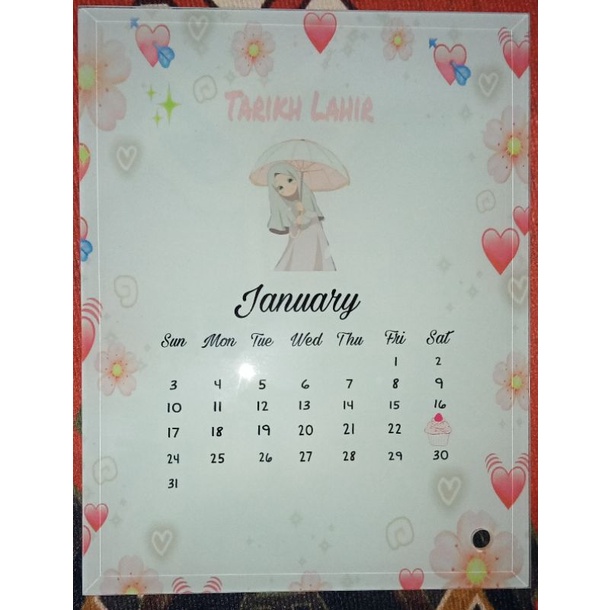 Photo Frame Glass Custome/Cenderahati gambar/Gambar kaca/suprise (Free