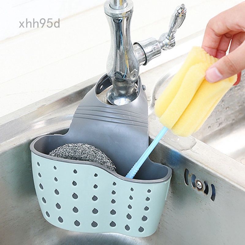 Bathroom Sponge Holder Bag Kitchen Sink Sponge Holder Scrubbers