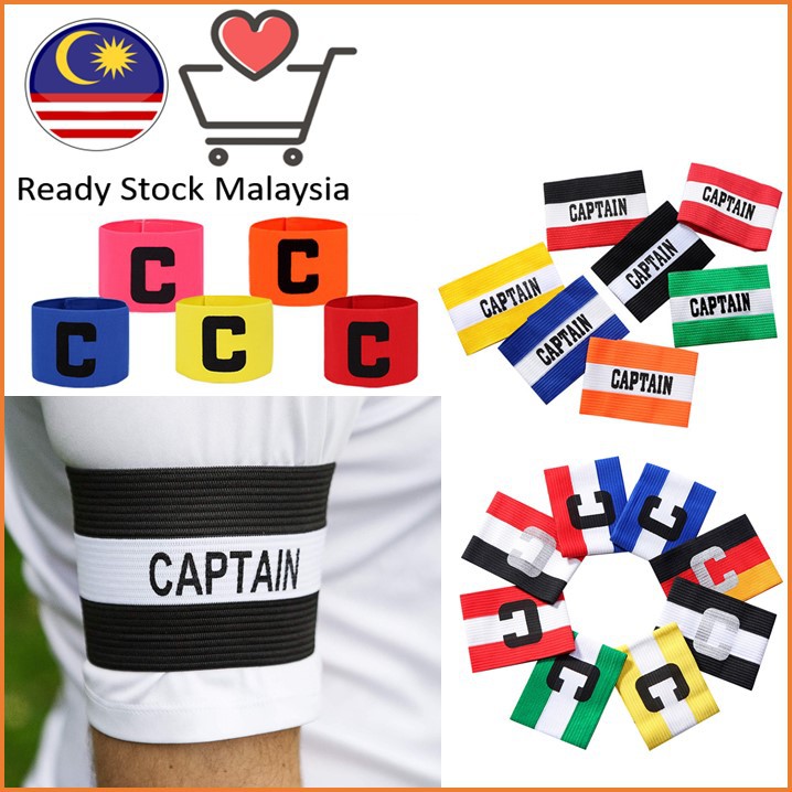 Captain Armband 4 Pack Multicolor Football Captain Armband Winding Type C Shape Armband Paste Adjustable Bands For Senior Junior Football Hockey Rugby Netball Tennis And Adult Youth Soccer Sports 