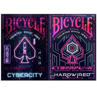 Bicycle Cyberpunk Cybercity/Hardwired Playing Cards USPCC | Shopee Malaysia