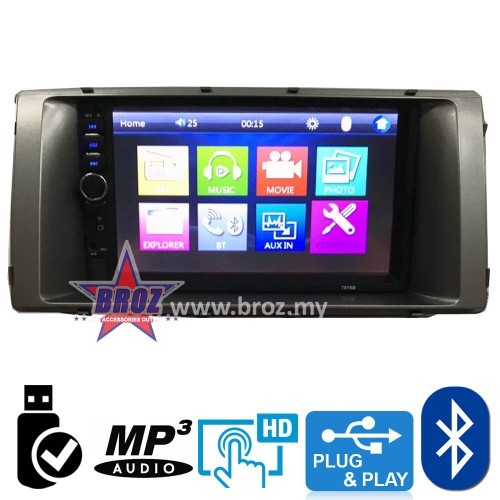 Broz Myvi Icon Plug And Play OEM 7" Touchscreen Bluetooth 