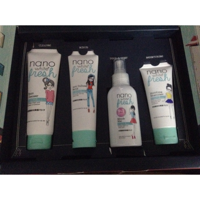 Nanowhite Fresh Skin Set Shopee Malaysia