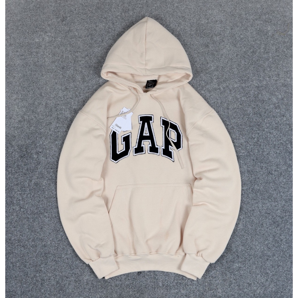 gap hoodie cream