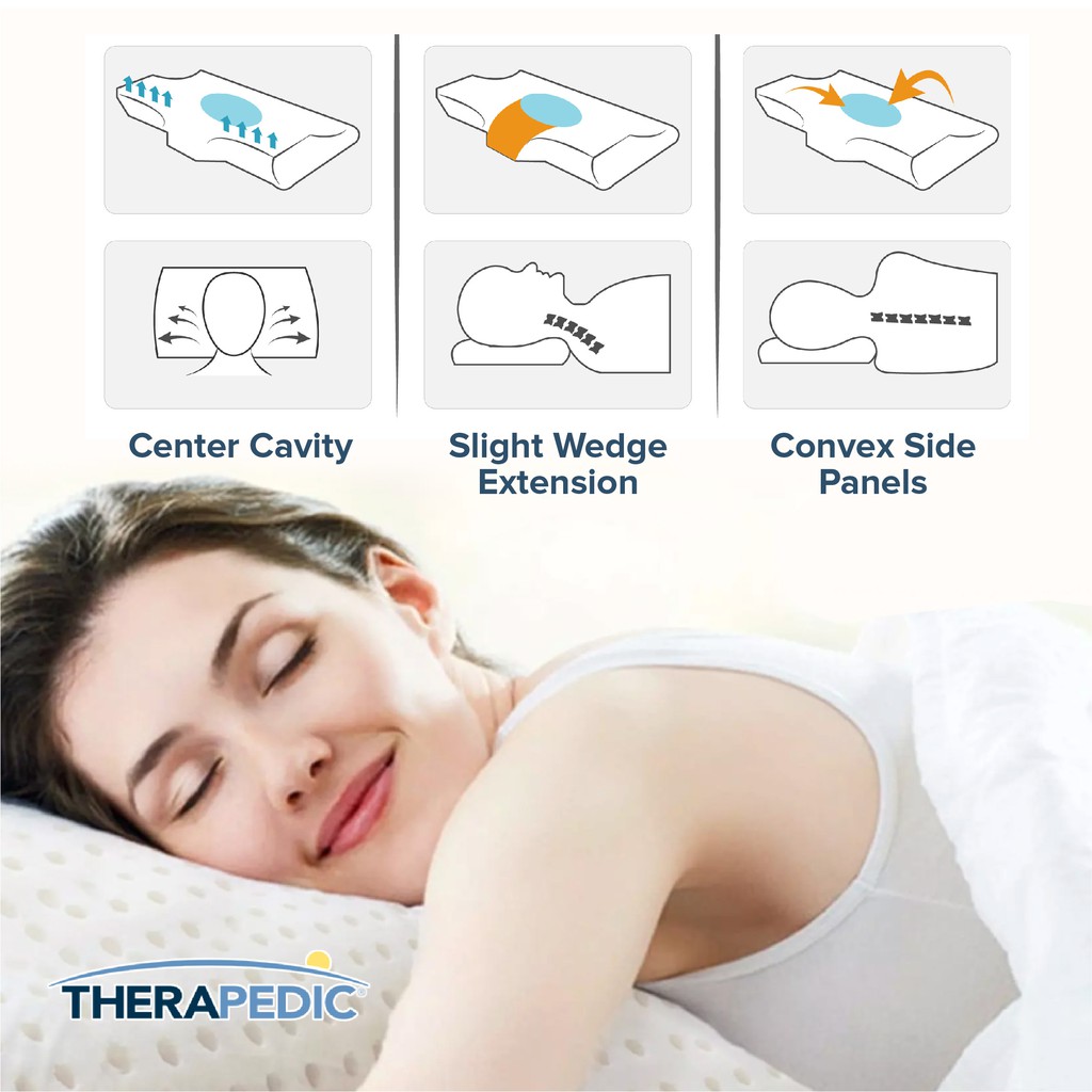 Therapedic Contour Neck Support Pillow