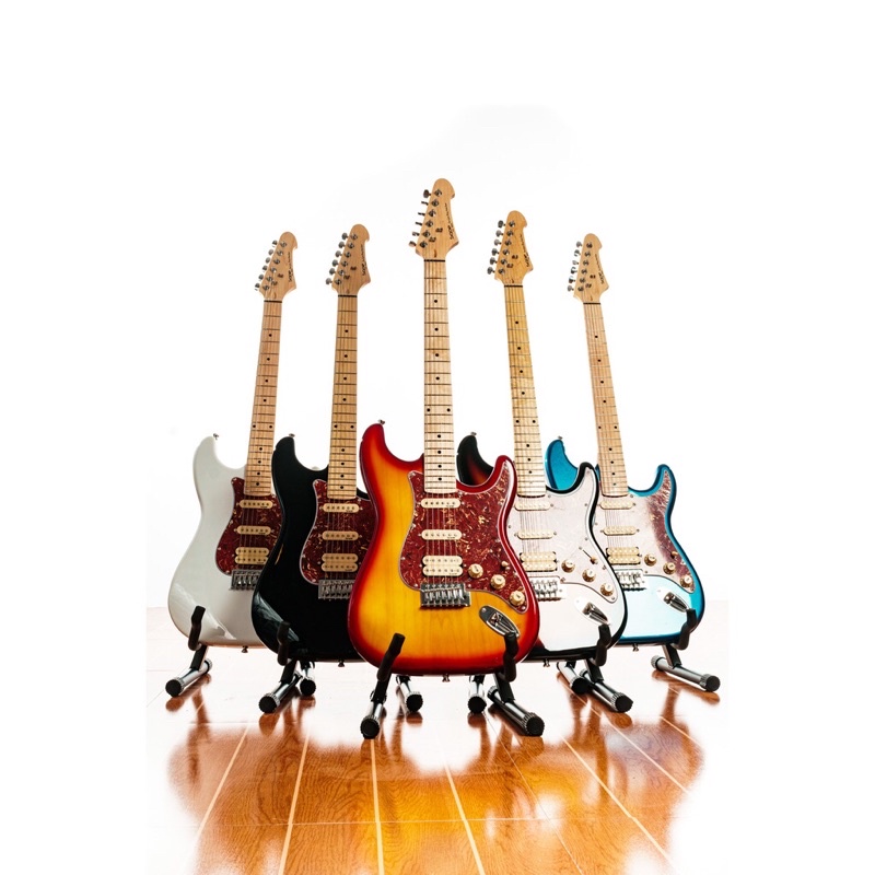 Sqoe SEST250 Stratocaster Electric Guitar Shopee Malaysia