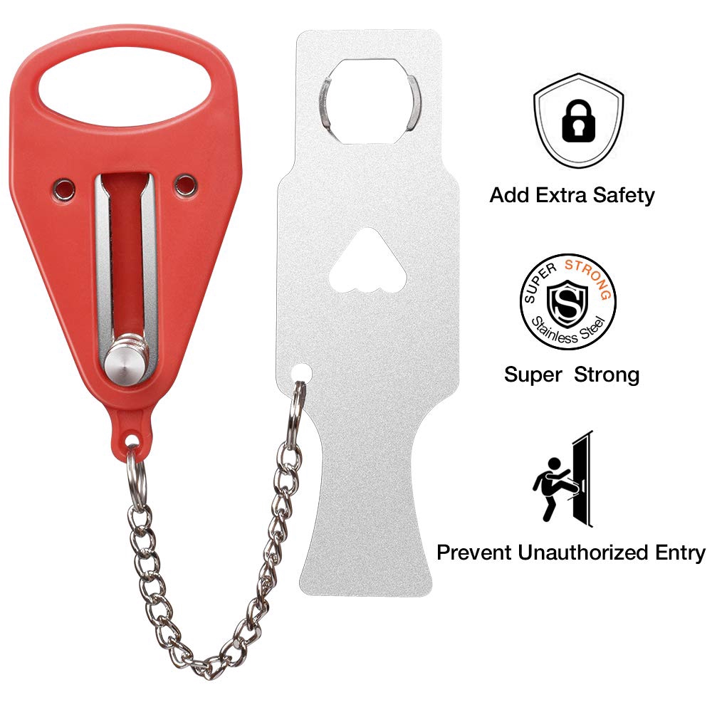 Portable Door Lock Travel Airbnb Hotel Home Apartment Additional