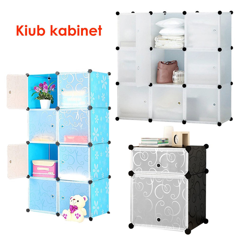 Stok Sedia Ada Korean Diy Kiub Kabinet Cabinet Shopee Malaysia