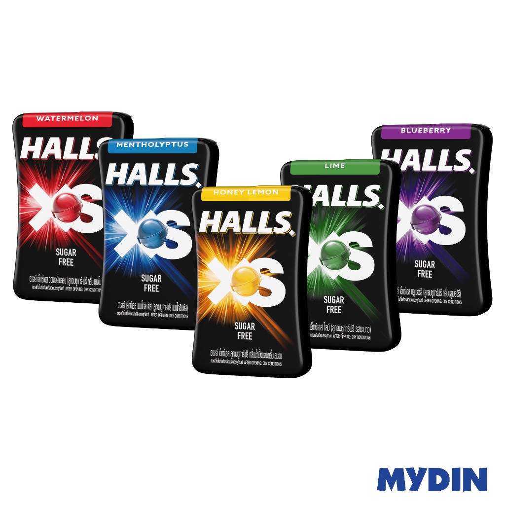 Halls XS Sugar Free Candy (15g) - 5 Flavours | Shopee Malaysia