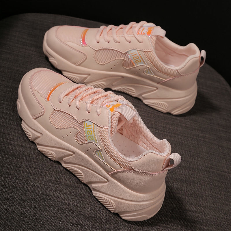 fila platform sneakers pink