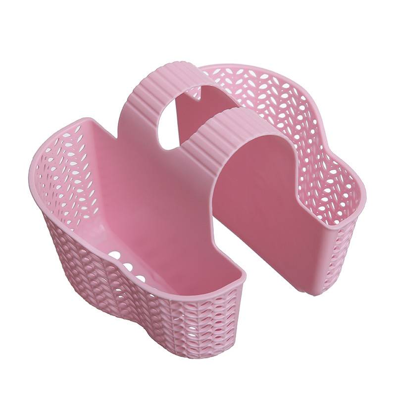 DoubleLayer Thick Plastic Sink Accessories Basket Hallow Drainer
