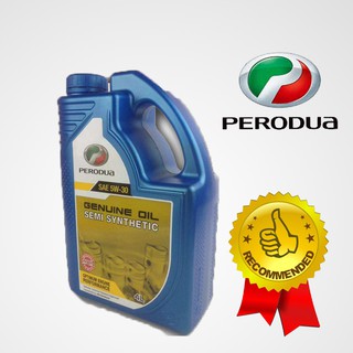 PERODUA FULLY SYNTHETIC ENGINE OIL (3L) 0W20 FOR AXIA 