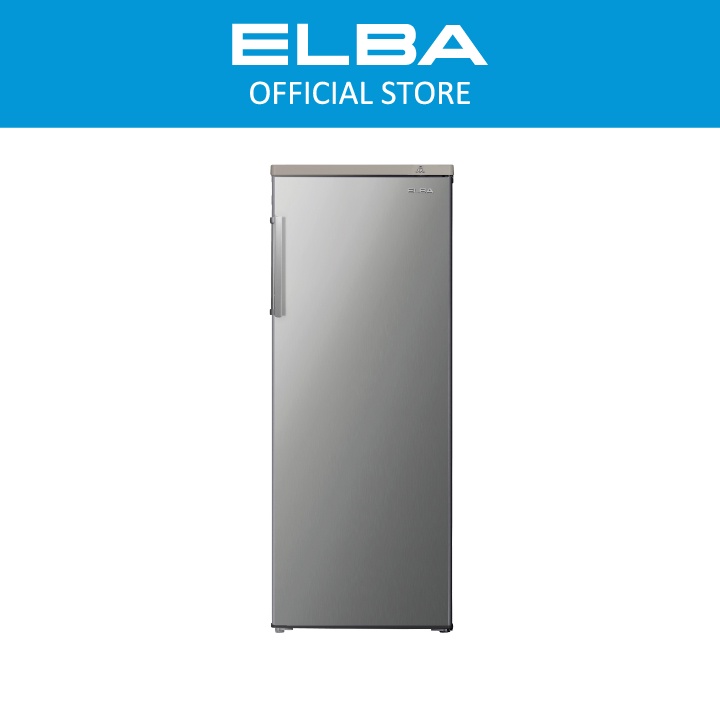 ELBA 220L Upright Freezer EUFJ2217(SV) 6 Transparent Drawers