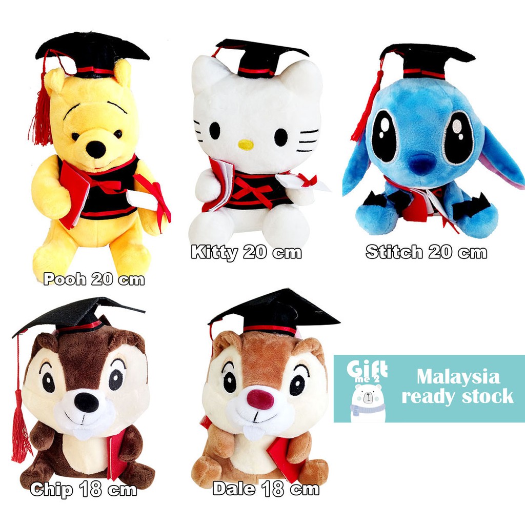 graduation plush toy