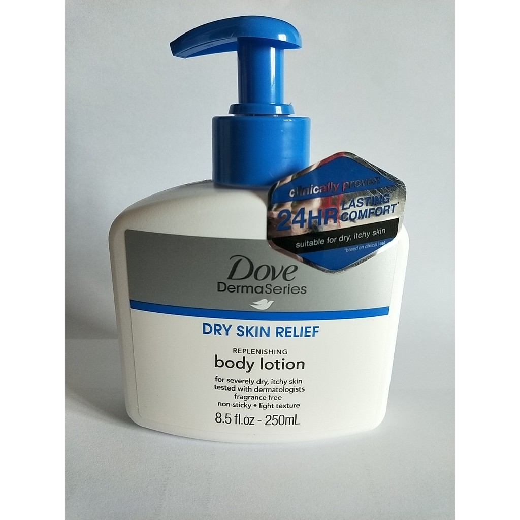 Dove Derma Series Dry Skin Relief Replenishing Body Lotion 250Ml | Shopee  Malaysia