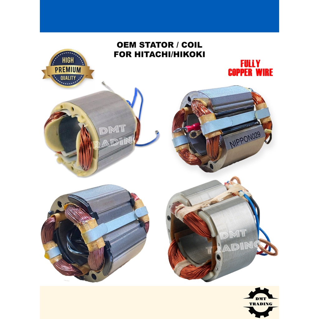 OEM Hitachi/Hikoki Coil / Stator Spare Part for PDA100D/H50/H41SA/PH65A