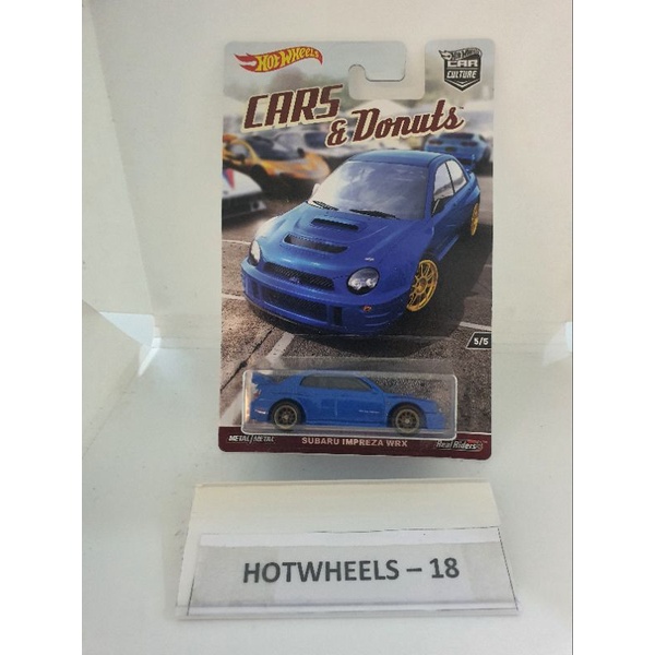 HOT WHEELS CARS & DONUTS BLUE SUBARU IMPREZA WRX Shopee Malaysia