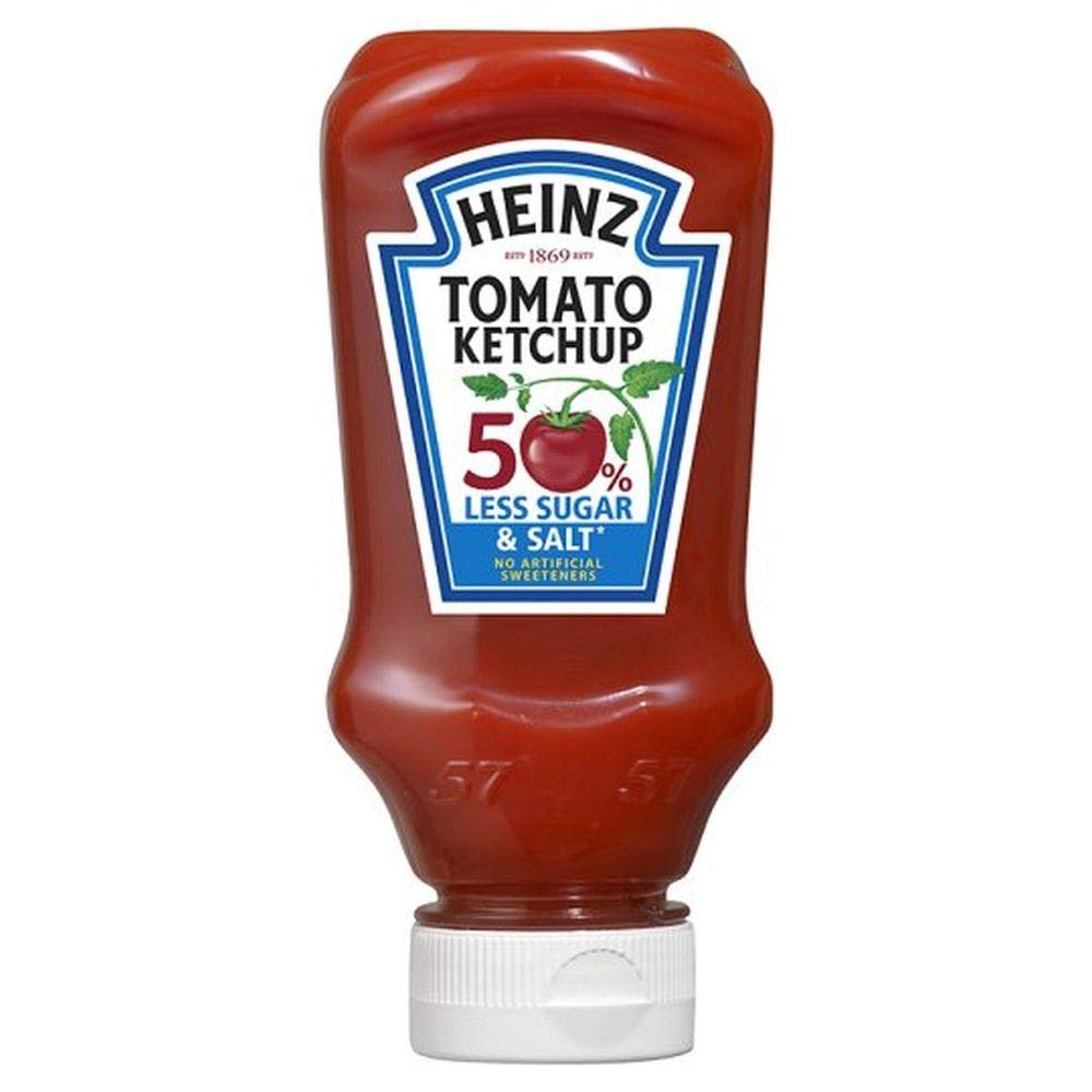 Heinz Tomato Ketchup 50 Less Sugar and Salt 435 g Shopee Malaysia