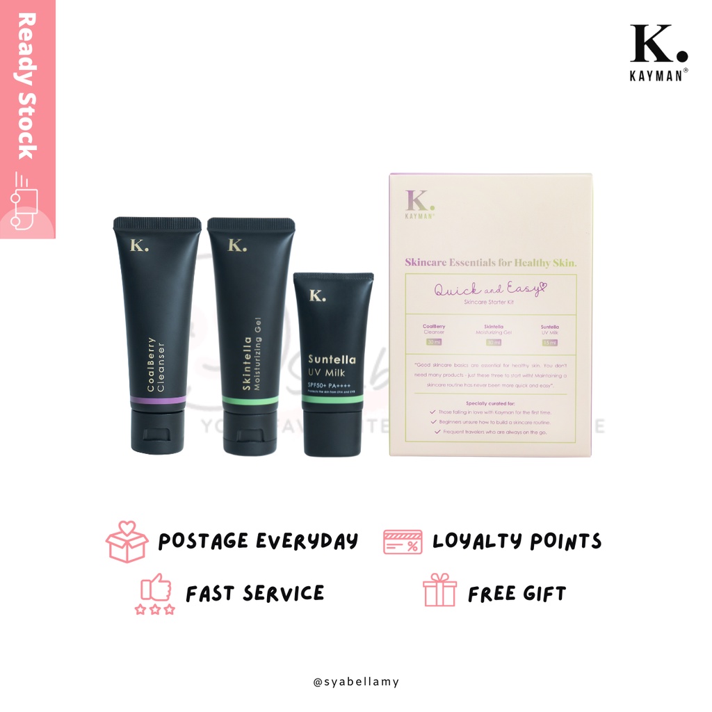 Kayman Beauty Quick & Easy Petite Set (Coalberry, Moisturizer