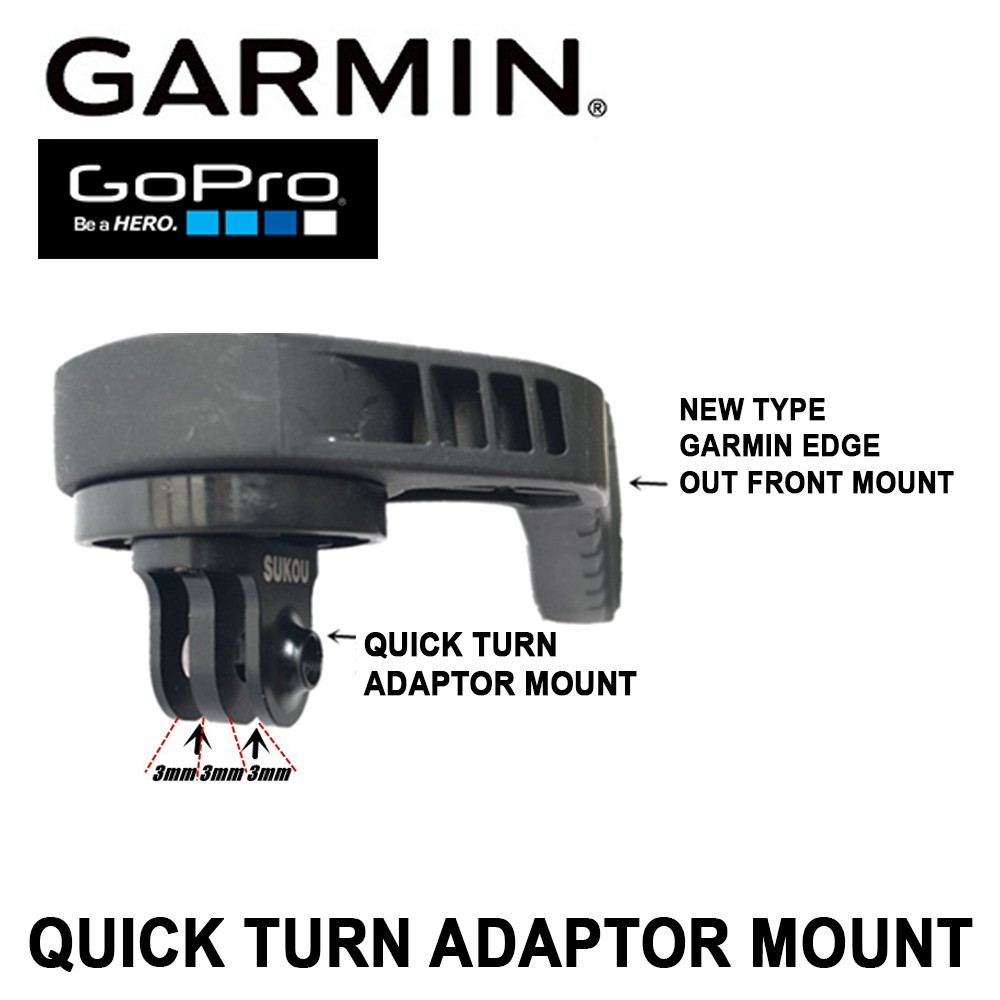 garmin out front mount gopro