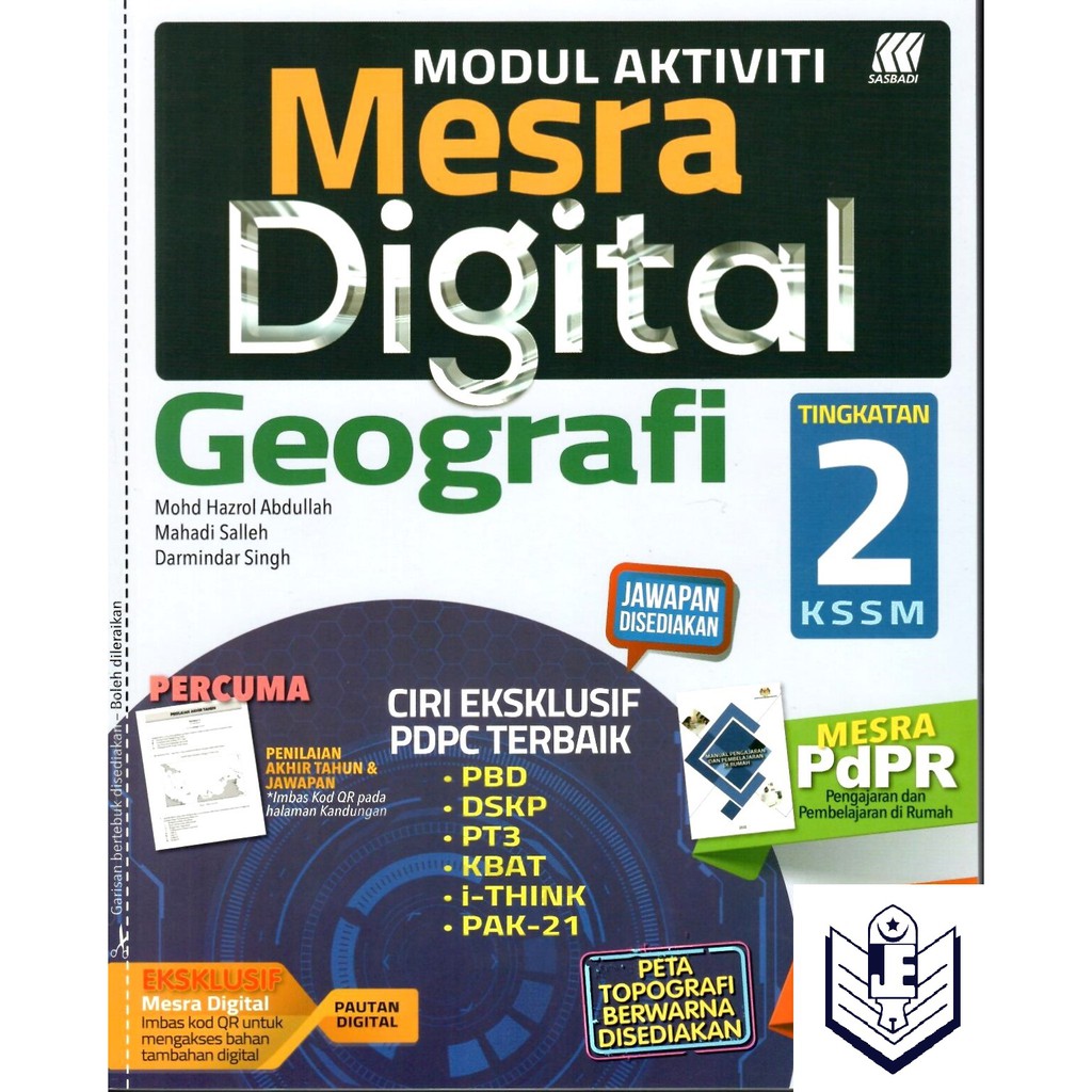 Buy Sasbadi Modul Aktiviti Mesra Digital Geografi Tingkatan 2 