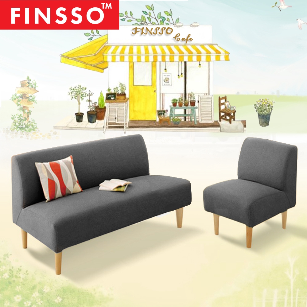 FINSSO: Felix Sofa 2 seat / 1 seat Restaurant sofa / Cafe sofa with 1 Year Warranty