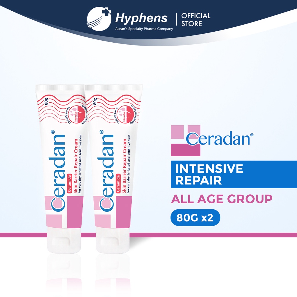 Ceradan Skin Barrier Repair Cream 80gm X 2 | Shopee Malaysia