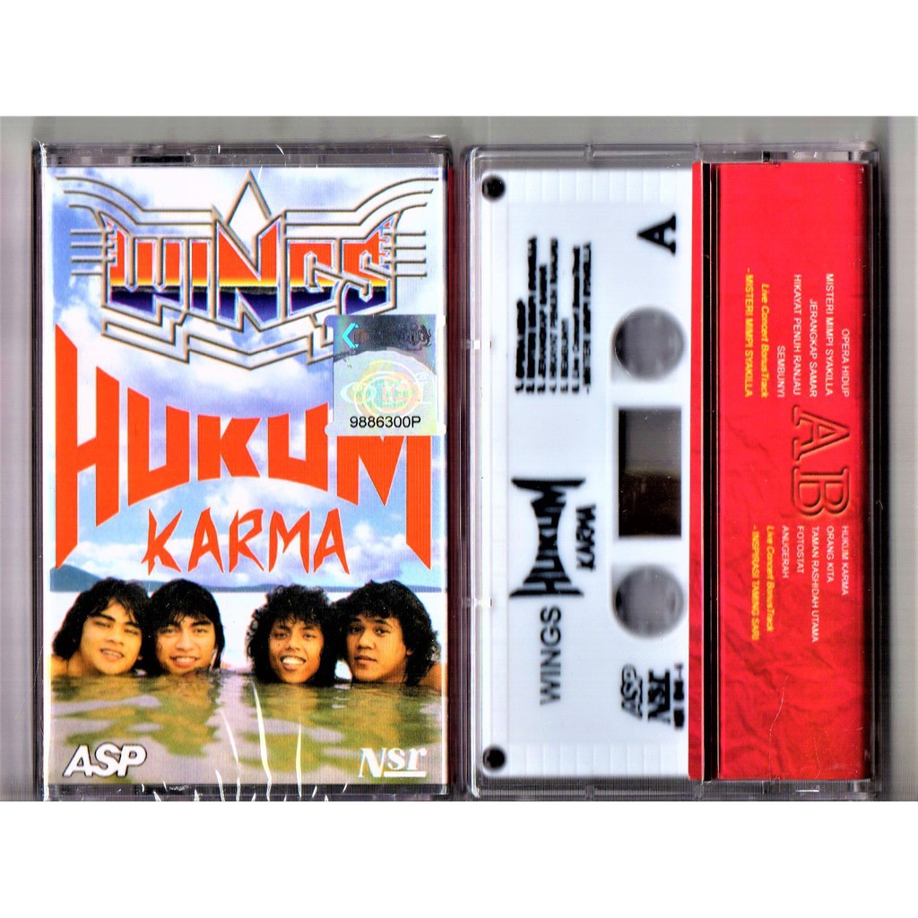 WINGS HUKUM KARMA( CASSETTE TAPE / KASET ) Shopee Malaysia
