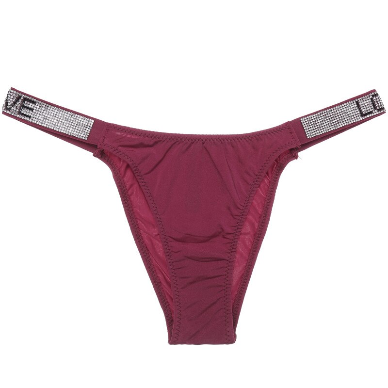 Women Sexy Low Waist Lace G-String Underwear See-Through