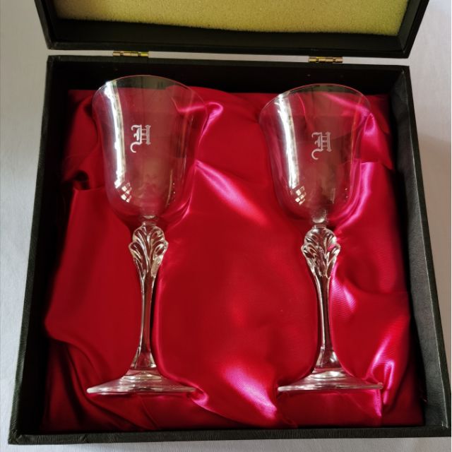Cristal D Arques 2 Pieces 24 Pbo Made In France Lead Crystal Glass Shopee Malaysia