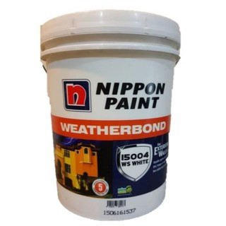 18LITER Nippon Weatherbond 15004 WS White | Shopee Malaysia