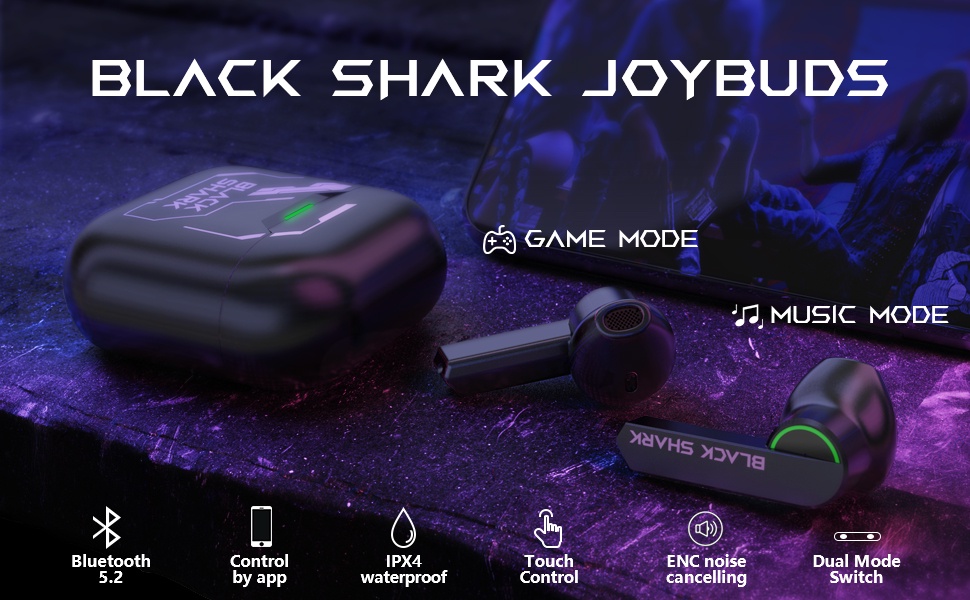 Original Black Shark JoyBuds PRO BE20 Snapdragon HD Sound Wireless