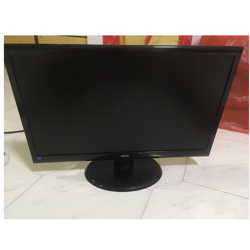 24 Aoc Monitor E2450swh Shopee Malaysia