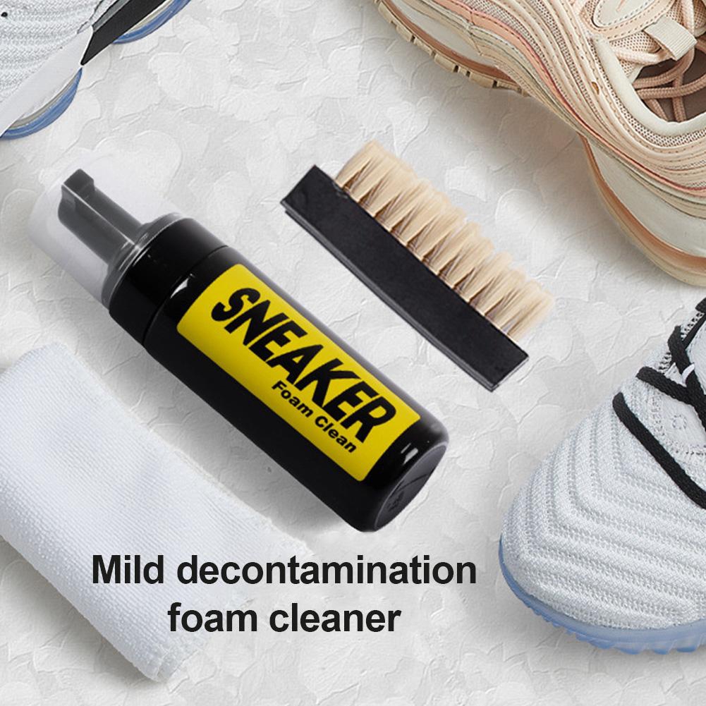 【lu】Shoes Foam Cleaner Safe Nontoxic Sports Sneaker Dry Cleaning Spray