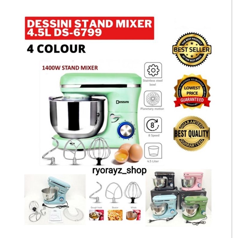 DESSINI STAND MIXER 4.5L DS6799 Shopee Malaysia