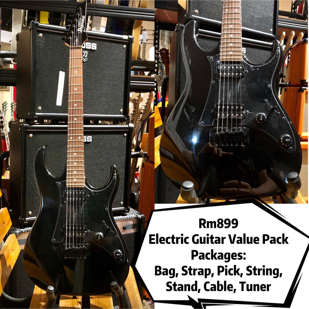 Ibanez Guitar Electric Guitar Value Pack Shopee Malaysia