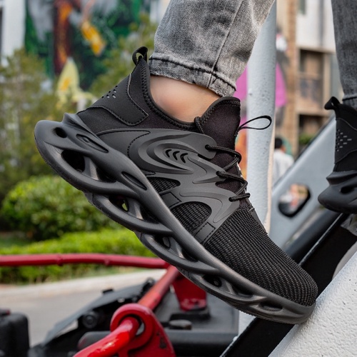 Safety Shoes Anti Slip Anti Smash Protective Steel Toe Cap Boots Men Shoes Kasut Lelaki Kasut Kerja (6609)