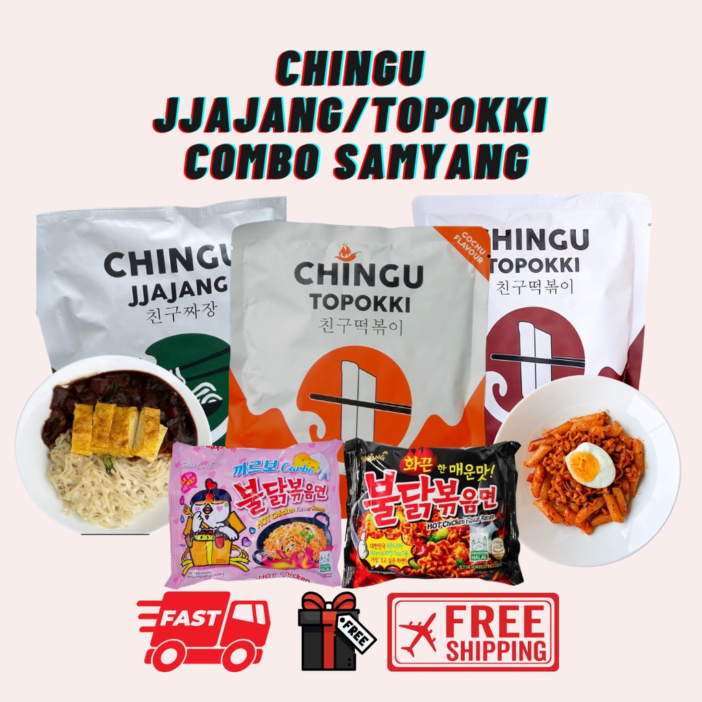 CHINGU TOPOKKI/JJAJANG KFOODIE KOREAN STREET FOOD MUKBANG (HALAL/LOKAL